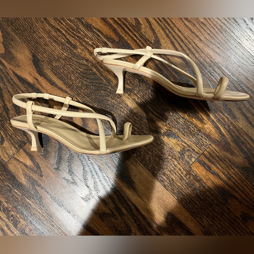 Cult gaia tan sandals, size 37.